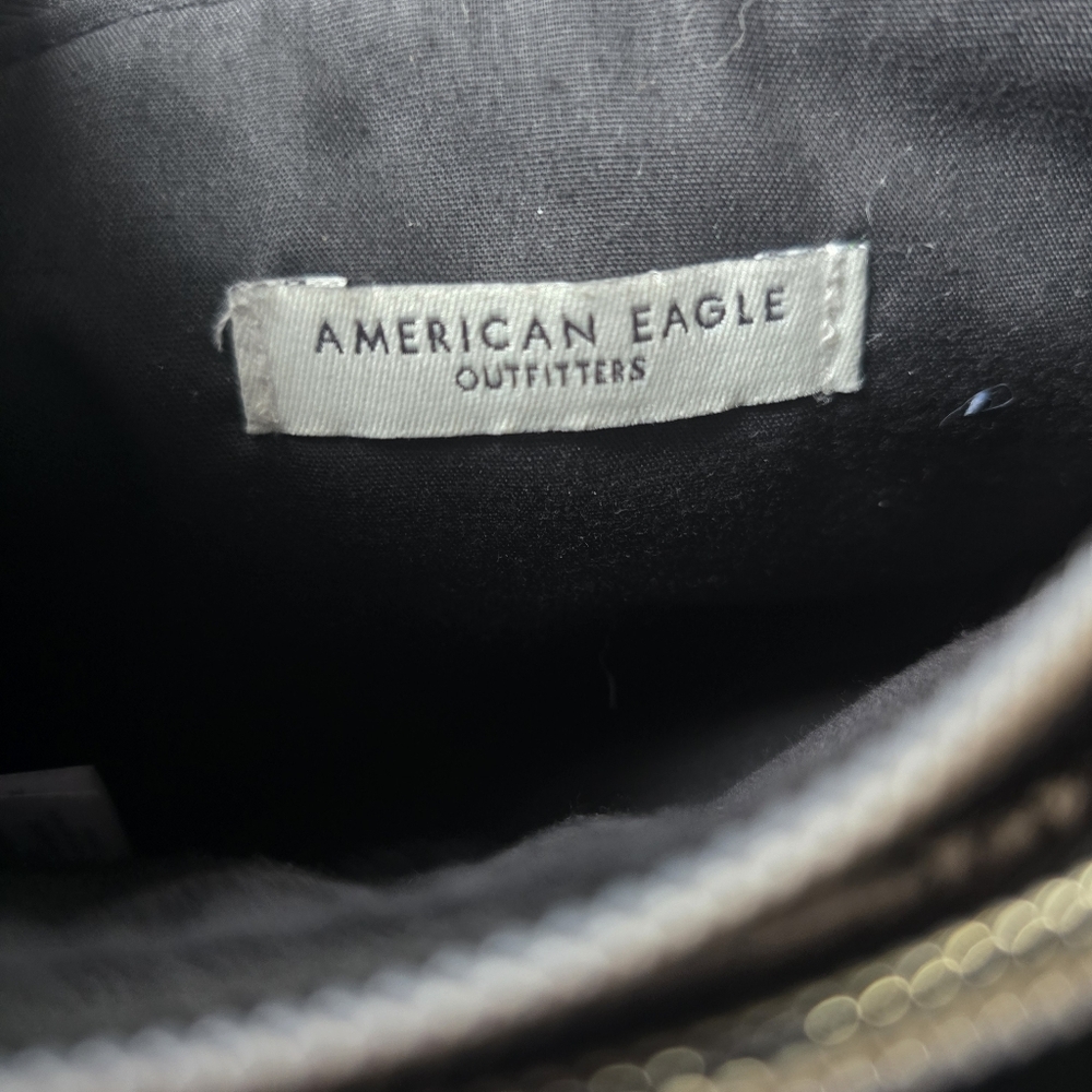 American Eagle Snakeskin Pattern Chain Strap Crossbody Purse - Picture 8 of 11